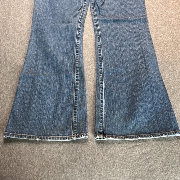 Vintage Lucky Brand USA Blue Denim Jeans Flair Leg Sweet n Low 14 30 - Picture 8 of 14